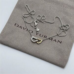 David Yurman Cable Collectibles Interlocking Heart Necklace